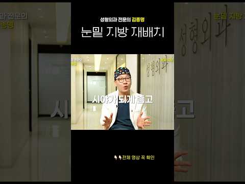 눈밑 지방 재배치