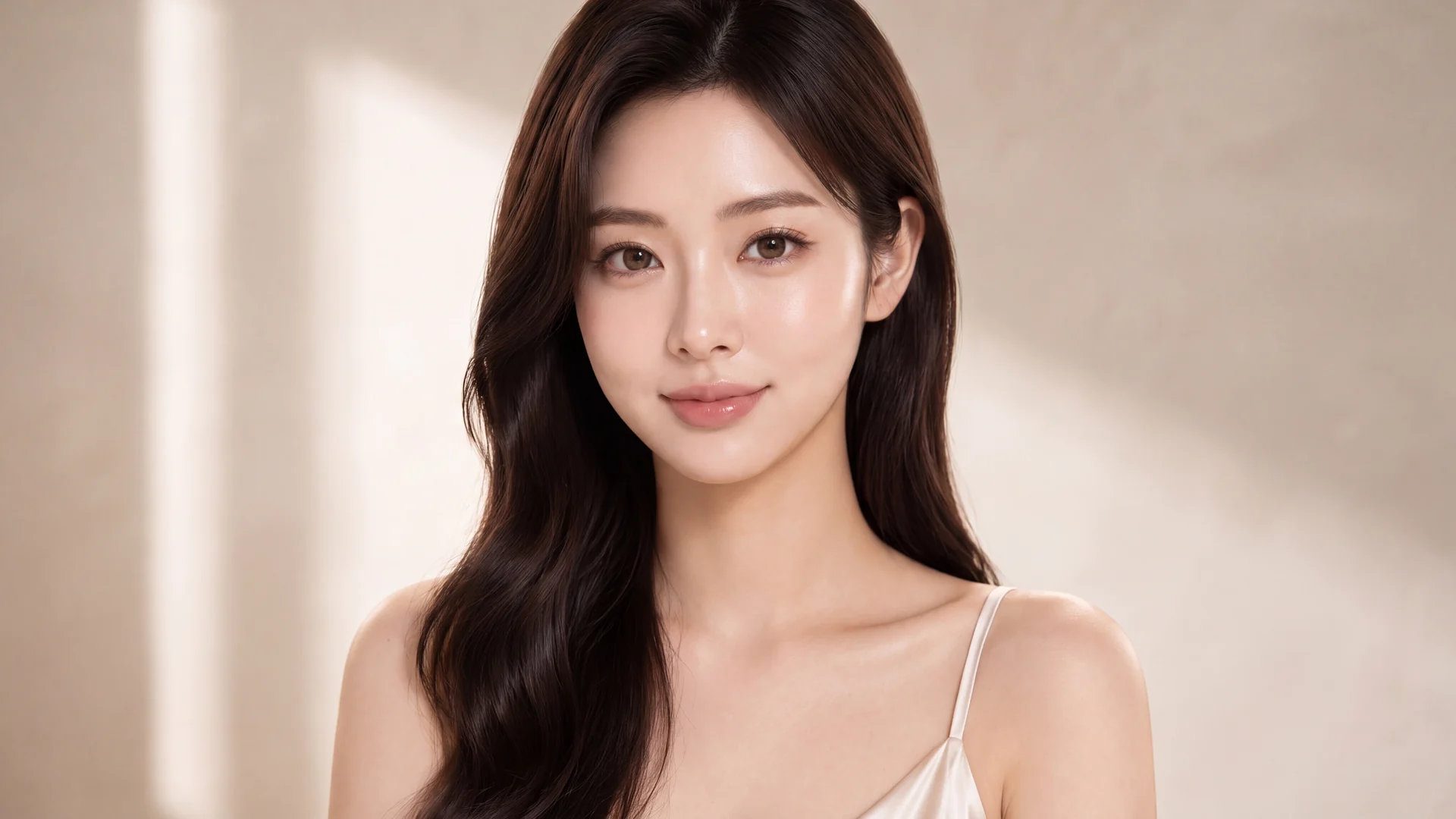 지방이식 안내 모델, 볼륨감 있는 얼굴의 상반신
