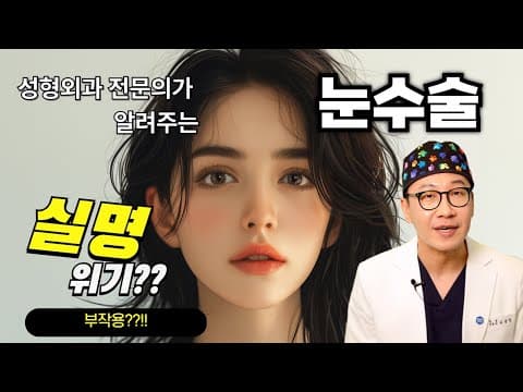 눈 수술 후 당기고 울퉁불퉁? 이 증상 절대 무시하지 마세요